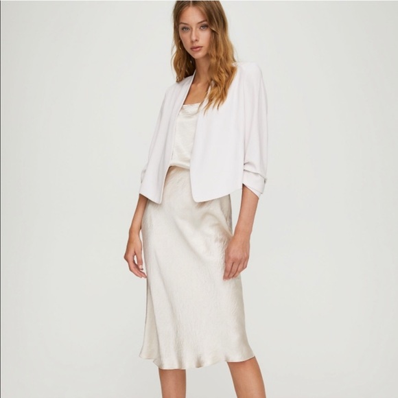 Ann Taylor White Power Short Blazer - Picture 5 of 5